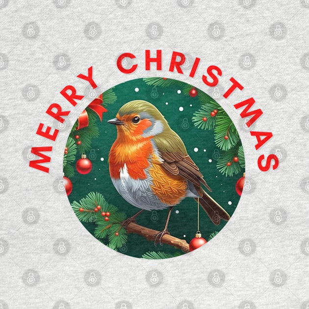 Merry Christmas Robin by PetraKDesigns